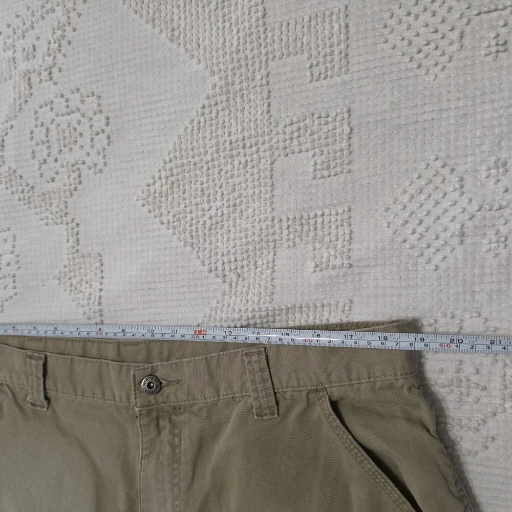 Wrangler Cargo Work Pants 38 x 29 Utility 100%‎ Cotton Light Brown Men's